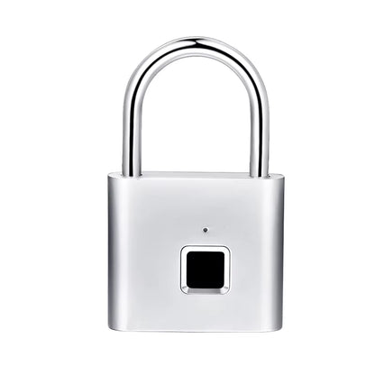 Keyless USB Charging Door Lock Fingerprint Smart Padlock Quickly Unlock Zinc Alloy Metal Self-Imaging Chip 10 Fingerprints